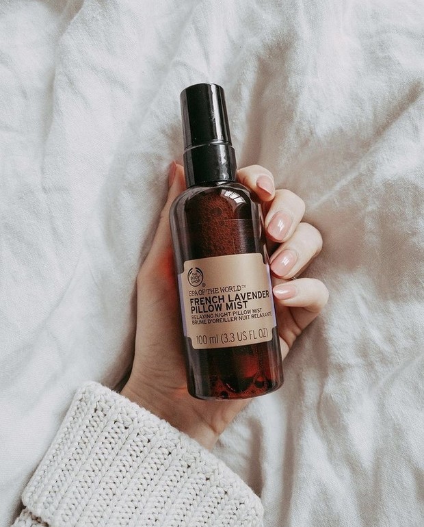 The Body Shop French Lavender Pillow Mist.