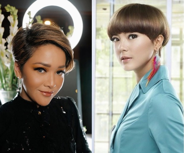 Gaya rambut pixy cut publik figur/Foto: Instagram.com/maiaestiantyreal/popsovia model rambut wanita