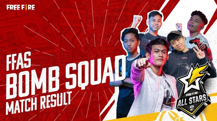 Perwakilan RI, Indomee Juarai Free Fire All Stars 2021: Asia Bomb Squad