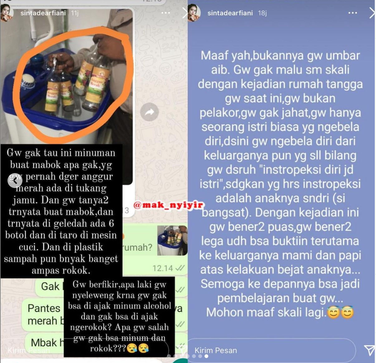 Curahan hati Sinta Rizki istri pramugara Lion Air yang selingkuh.