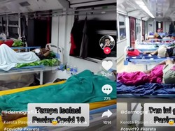 Viral Pasien Room Tour Ruang Isolasi COVID-19 di Gerbong Kereta, Ini Kisahnya