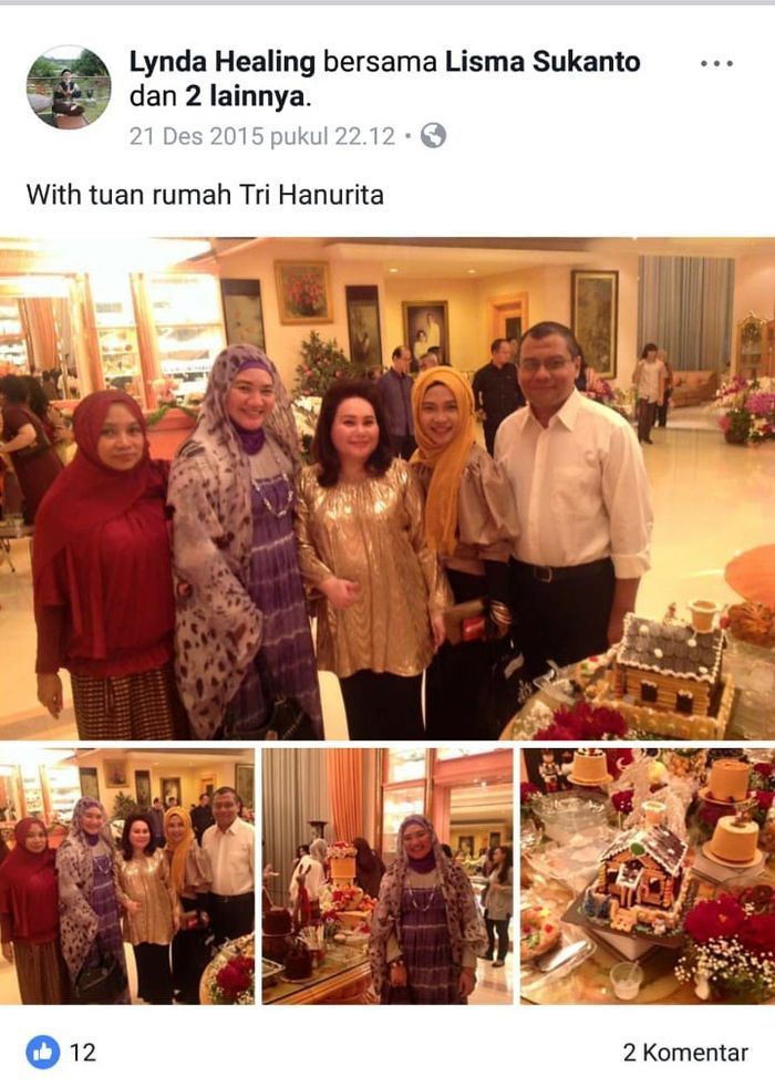 Unggahan rekan Tri Hanurita pada tahun 2005 silam.