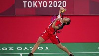 Melihat Aksi Gregoria Tumbangkan Lawan di Olimpiade Tokyo