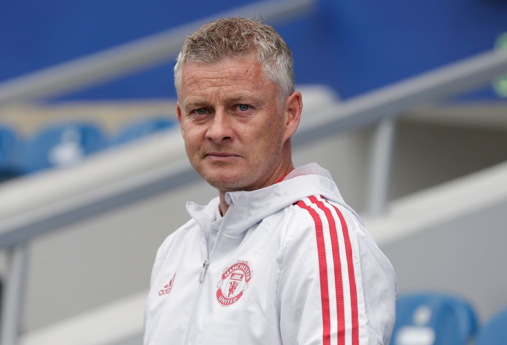 Ole Gunnar Solskjaer LONDON, ENGLAND - JULY 24: Manchester United manager Ole Gunnar Solskjær before the pre-season friendly match between Queens Park Rangers and Manchester United at The Kiyan Prince Foundation Stadium on July 24, 2021 in London, England. (Photo by Henry Browne/Getty Images)