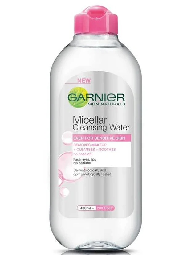 Garnier Micellar Cleansing Water.