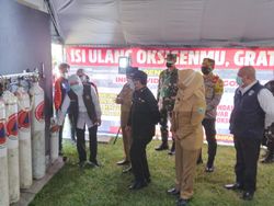 Isi Ulang Oksigen Gratis di Bakorwil Malang, Ini Syaratnya