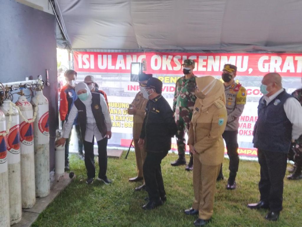 Isi Ulang Oksigen Gratis di Bakorwil Malang, Ini Syaratnya Isi Ulang Oksigen Gratis di Bakorwil Malang, Ini Syaratnya