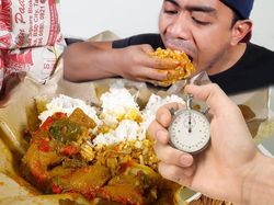 Ngakak! Begini Jadinya Kalau Makan di Warteg Dibatasi 20 Menit