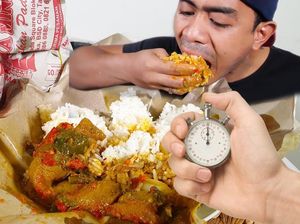 Ngakak! Begini Jadinya Kalau Makan di Warteg Dibatasi 20 Menit