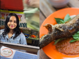 Parasnya Manis, Penjual Pecel Lele di Fatmawati Ini Dipuji oleh Netizen Parasnya Manis, Penjual Pecel Lele di Fatmawati Ini Dipuji oleh Netizen