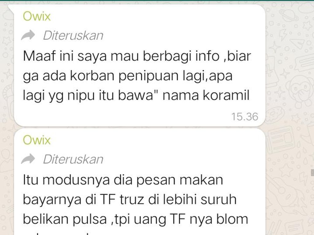 Waspada Lur! Beredar Penipuan Order Makanan Catut Nama Koramil di Kudus Waspada Lur! Beredar Penipuan Order Makanan Catut Nama Koramil di Kudus