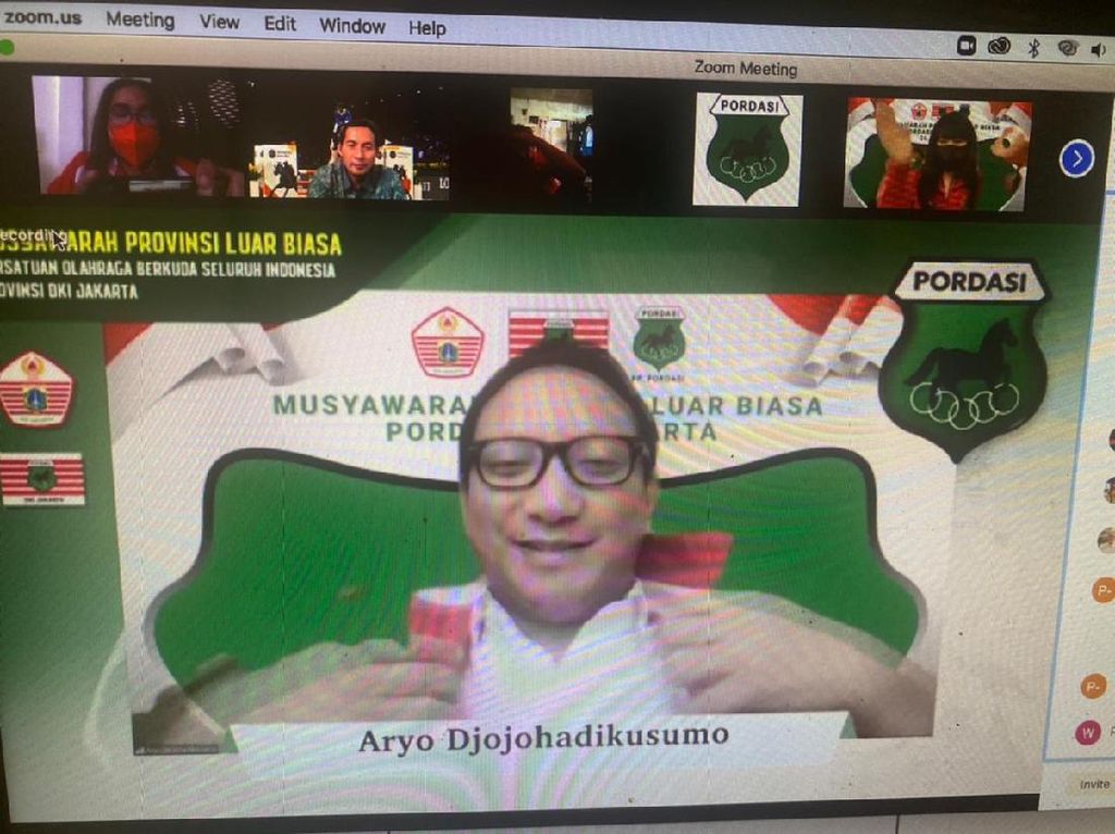 Aryo Djojohadikusumo Jadi Ketua Pordasi DKI Jakarta 2021-2023 Aryo Djojohadikusumo Jadi Ketua Pordasi DKI Jakarta 2021-2023