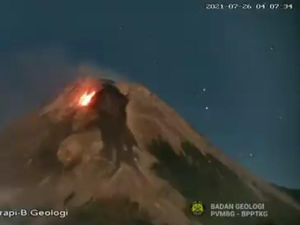 Terjadi Kebakaran di Lereng Gunung Merapi, BPPTKG: Tersulut Lava Pijar
