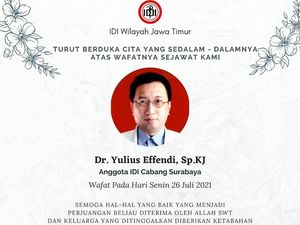 Sedih, 47 Dokter di Jatim Meninggal Terpapar COVID-19 Selama Juli