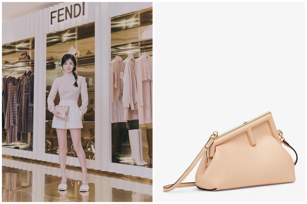 Fendi First Small – Pink leather bag/Foto: Instagram.com/ellekorea