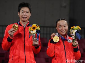 Jun Mizutani/Mima Ito Raih Emas Olimpiade Tokyo