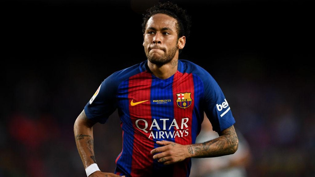 Neymar semasa masih berseragam Barcelona. Foto: Getty Images/David Ramos