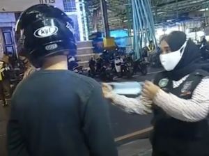 Langgar Prokes, Seorang Pemuda Melawan Saat Terjaring Operasi Yustisi