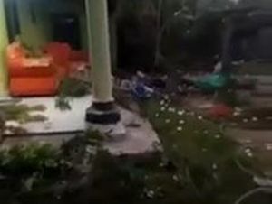 Viral Rumah Warga Banyuwangi Dirusak Sejumlah Pria Misterius Berbaju Hitam