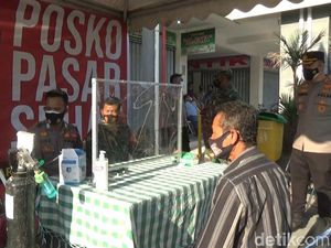 Polres Kendal Buka Posko Pasar Sehat di 13 Titik, Jemput Bola Vaksinasi