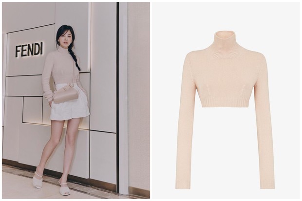 Sweater – Pink cashmere sweater/Foto: Instagram.com/ellekorea