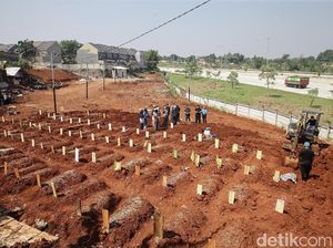 Melihat Lahan Baru Pemakaman Covid-19 di TPU Jombang Tangsel Melihat Lahan Baru Pemakaman Covid-19 di TPU Jombang Tangsel