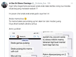 Dokter Garda Depan Corona Ungkap Chat Anaknya, Isinya Bikin Haru