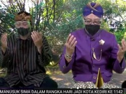 Peringati Hari Jadi Kota Kediri, Upacara Manusuk Sima Digelar Secara Virtual