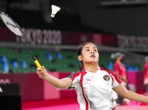 Aksi Gregoria Mariska Tumbangkan Tunggal Putri Belgia
