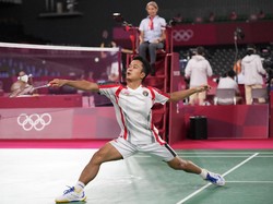 Olimpiade Tokyo 2020: Anthony Ginting Lolos ke Fase Gugur