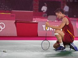 Olimpiade Tokyo 2020: Kento Momota Out!