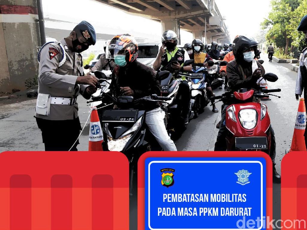 PPKM Level 4 Diperpanjang, Polda Metro Masih Terapkan Penyekatan di DKI PPKM Level 4 Diperpanjang, Polda Metro Masih Terapkan Penyekatan di DKI