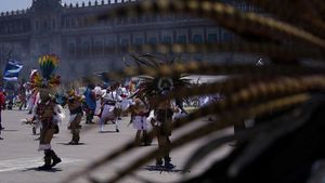 Potret Perayaan 696 Tahun Peradaban Aztec di Tengah Pandemi