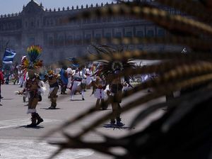 Potret Perayaan 696 Tahun Peradaban Aztec di Tengah Pandemi