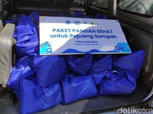 Aksi Pangan Sehat untuk Pejuang Sampah di Lamongan