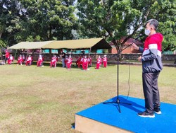Paskibraka dari 34 Provinsi Mulai Latihan di Lapangan PPPON Cibubur