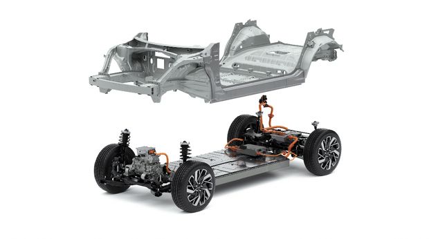 Platform baru Hyundai khusus mobil listrik, Electric-Global Modular Platform (E-GMP).