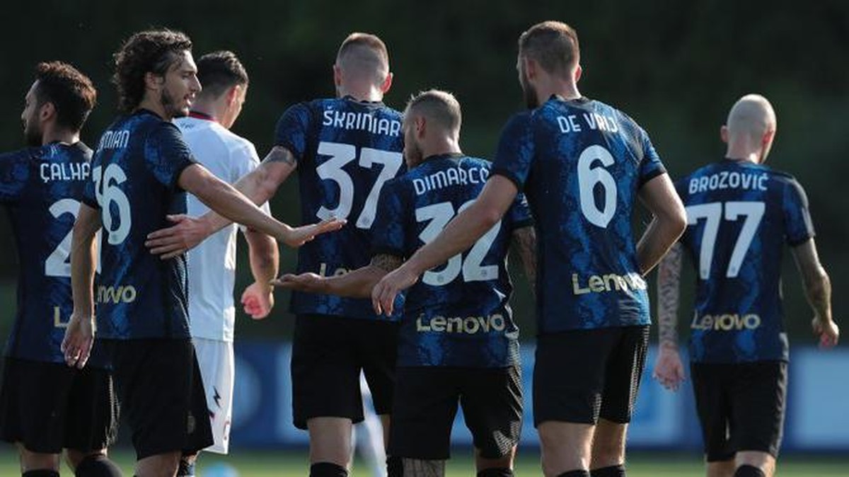 Inter Milan menang 6-0 atas Crotone di laga uji coba. (Foto: Inter Milan)