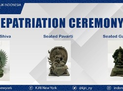 3 Artefak yang Dikembalikan dari AS Segera Ditetapkan Sebagai Cagar Budaya