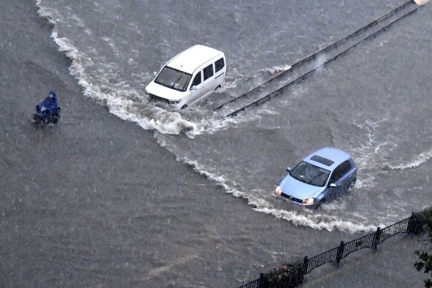 Banjir di tiongkok/Foto: CNBC Banjir di tiongkok