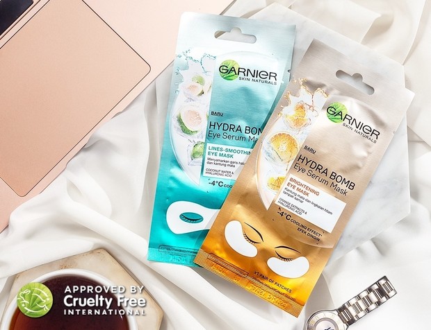 Garnier Eye Serum Mask/Foto: Instagram.com/garnierindonesia mata panda