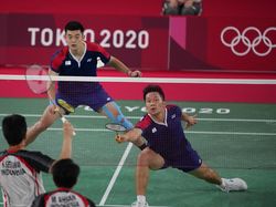 Gempuran Sporadis Lawan Bikin Hendra/Ahsan Gagal ke Final Olimpiade