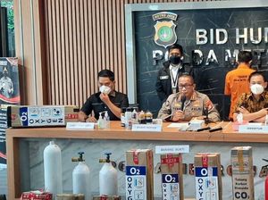 Penampakan Kasus 114 Tabung Oksigen Dimodifikasi dari Alat Pemadam Api Penampakan Kasus 114 Tabung Oksigen Dimodifikasi dari Alat Pemadam Api