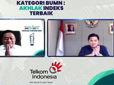 Telkom Berhasil Raih Juara Umum Akhlak Award 2021