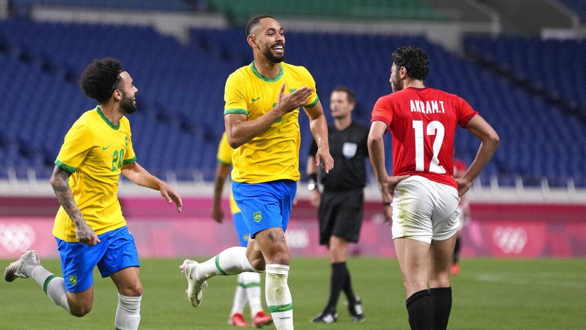 Brasil ke semifinal Olimpiade Tokyo 2020 usai menang 1-0 atas Mesir (AP/Silvia Izquierdo)