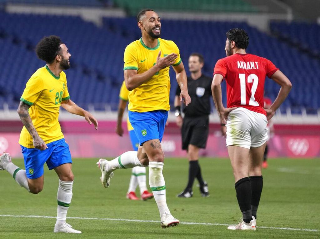 Hasil Sepakbola Olimpiade 2020: Brasil ke Semifinal Usai Kalahkan Mesir 1-0