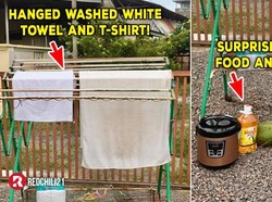 Jemur Handuk Putih, Orang Ini Malah Dapat Makanan Gratis dari Tetangga!
