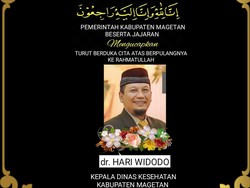 Kadinkes Magetan Meninggal Terpapar COVID-19