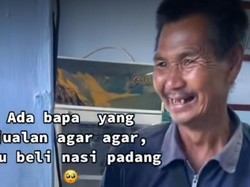 Viral Pria Berbekal Rp 5.000 Terpincut Nasi Padang, Warganet Terenyuh