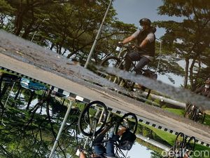 Geliat Aktivitas Warga Tangsel Berolahraga di Saat PPKM